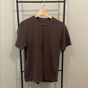Everlane Brown Crew Neck Short Sleeve Tee